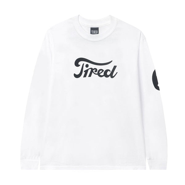 Tired Moto Sports T-Shirt Manches Longues - White - Streetart.fr